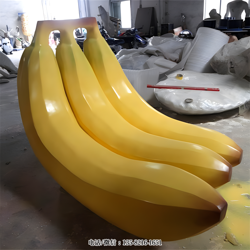 玻璃鋼仿真香蕉雕塑 (3) 玻璃鋼仿真香蕉雕塑 (3)