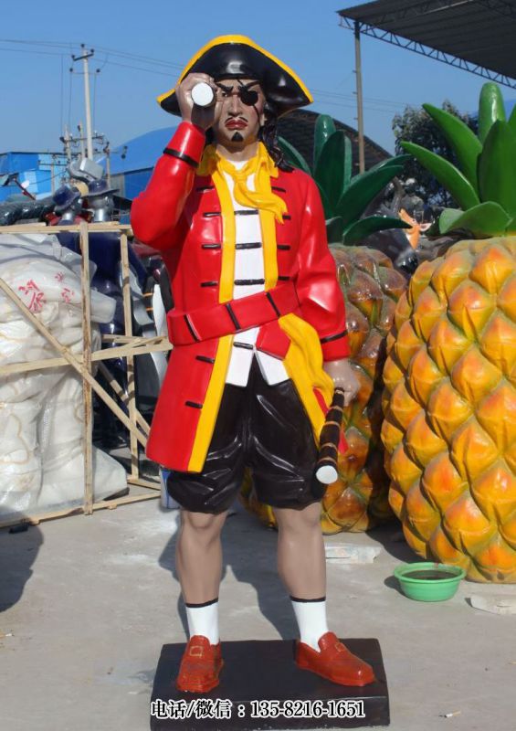 玻璃鋼海盜雕塑 (5) 玻璃鋼海盜雕塑 (5)