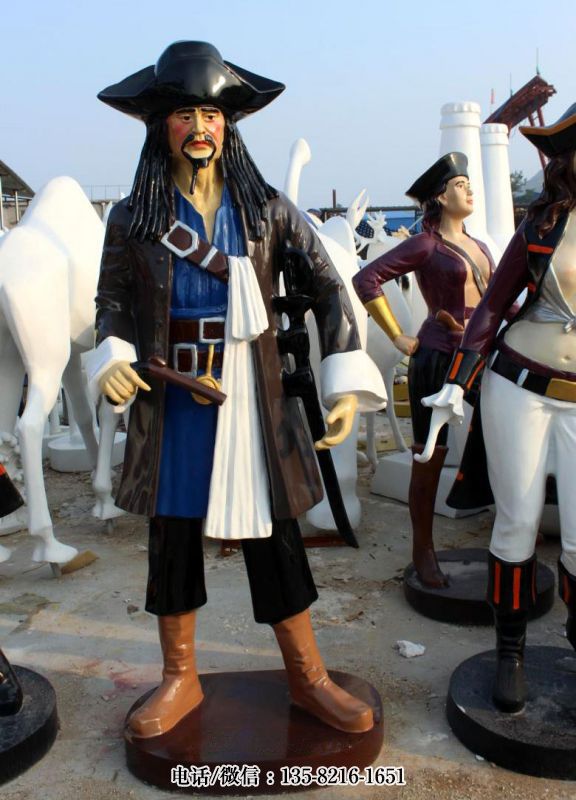 玻璃鋼海盜雕塑 (6) 玻璃鋼海盜雕塑 (6)