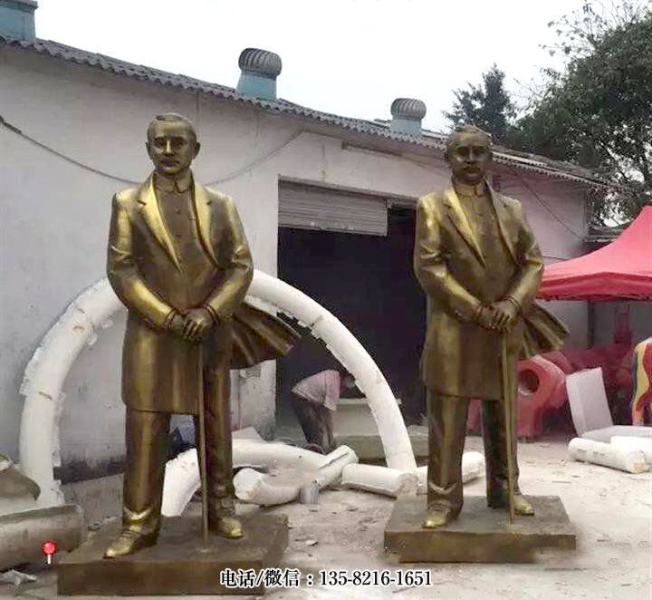 玻璃鋼仿銅孫中山雕塑 玻璃鋼仿銅孫中山雕塑