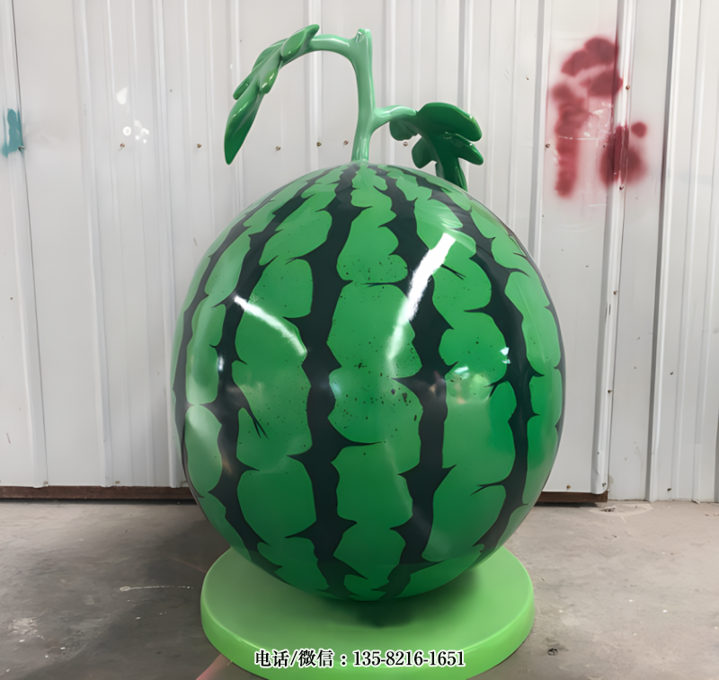 玻璃鋼仿真西瓜雕塑 (1) 玻璃鋼仿真西瓜雕塑 (1)