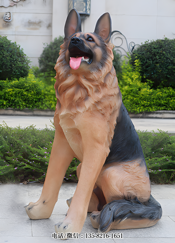 玻璃鋼仿真小狗雕塑