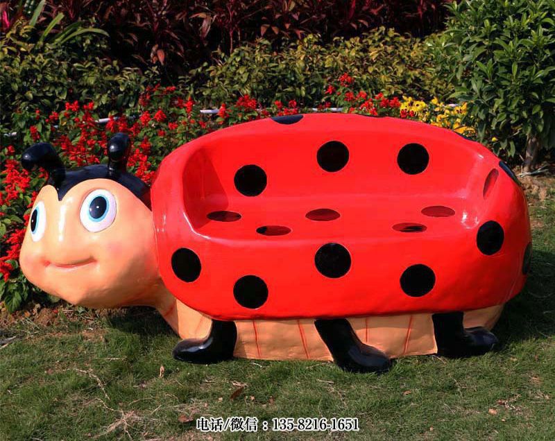 玻璃鋼瓢蟲座椅 玻璃鋼瓢蟲座椅